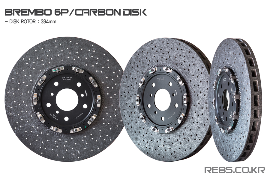 Brembo 6P + carbon disk / 브렘보 6P 브레이크 + 카본디스크